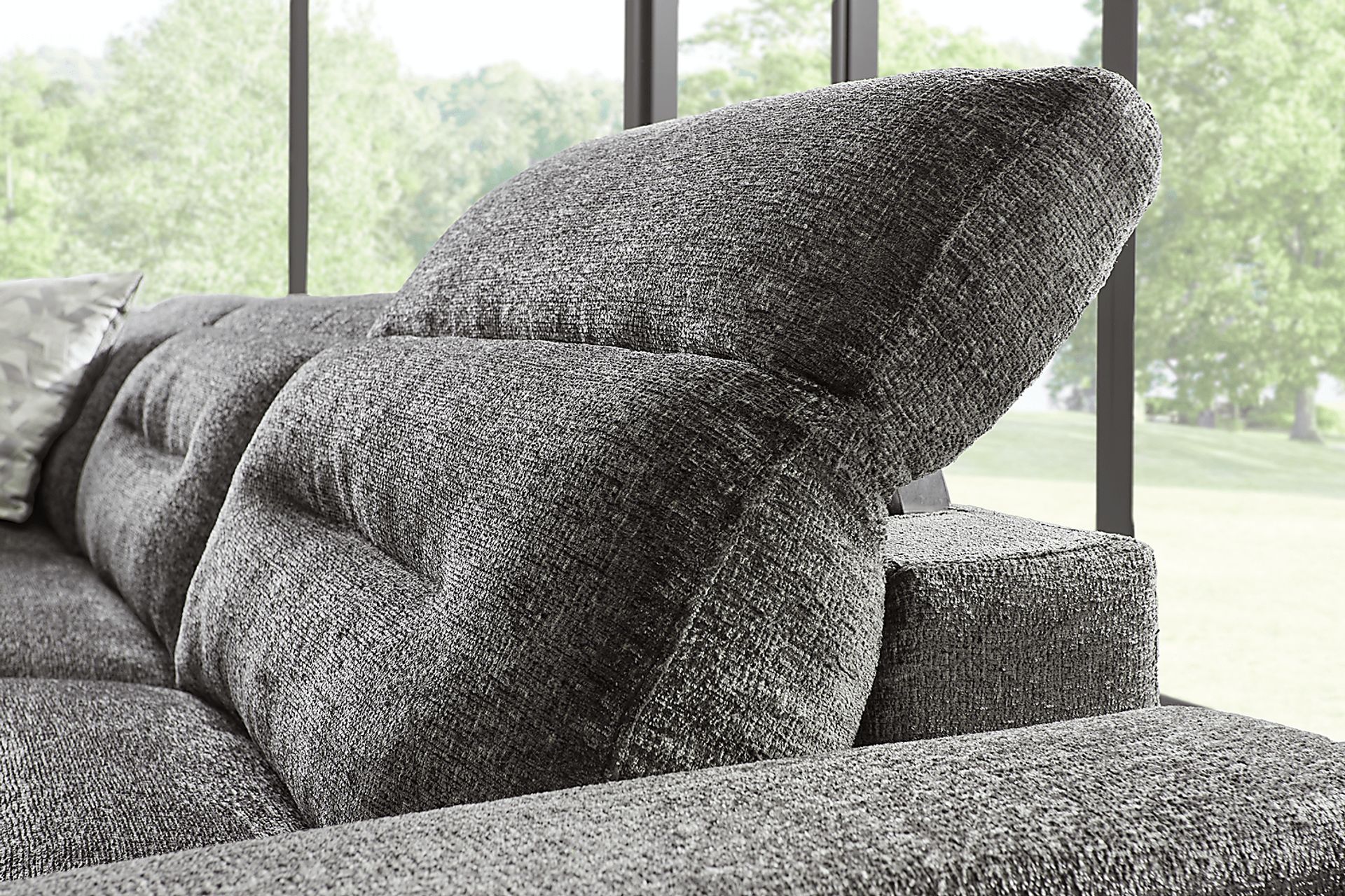 Belia Gray 6 Pc Dual Power Reclining Sectional - Image 7