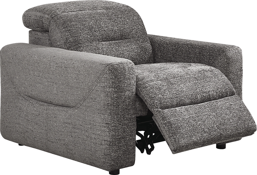 Belia Gray Dual Power Recliner