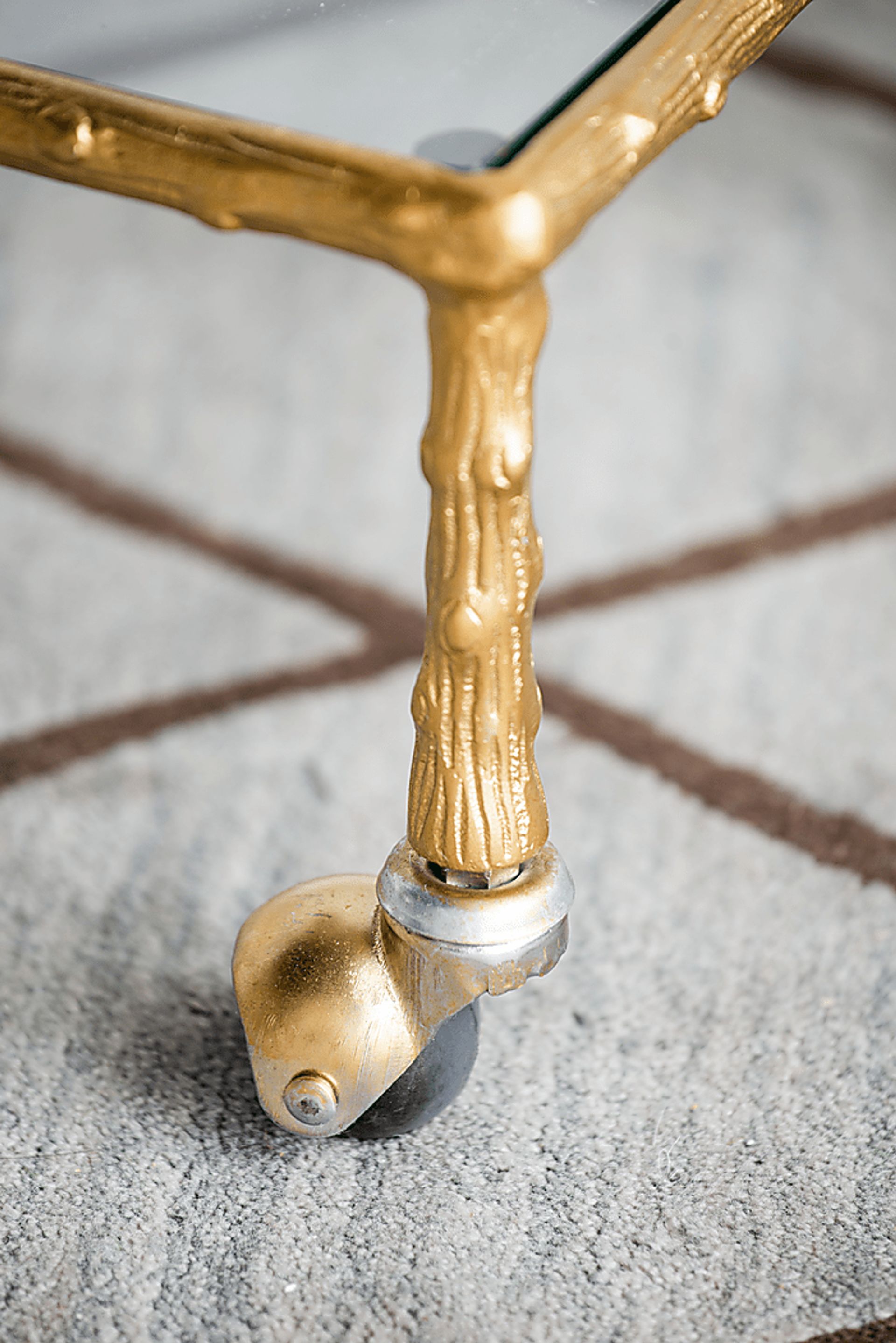 Belihar Brass Bar Cart - Image 4