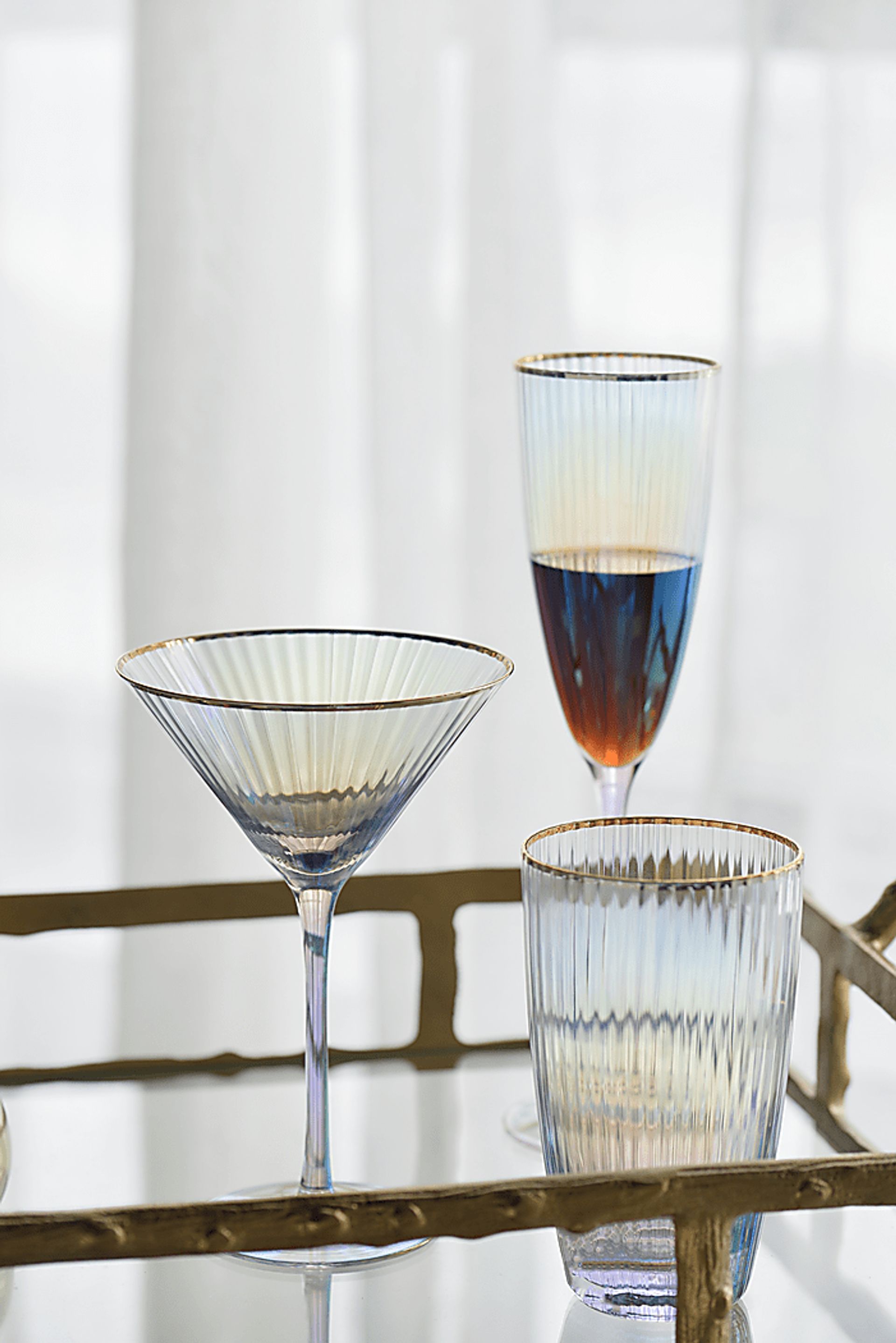 Belihar Brass Bar Cart - Image 6