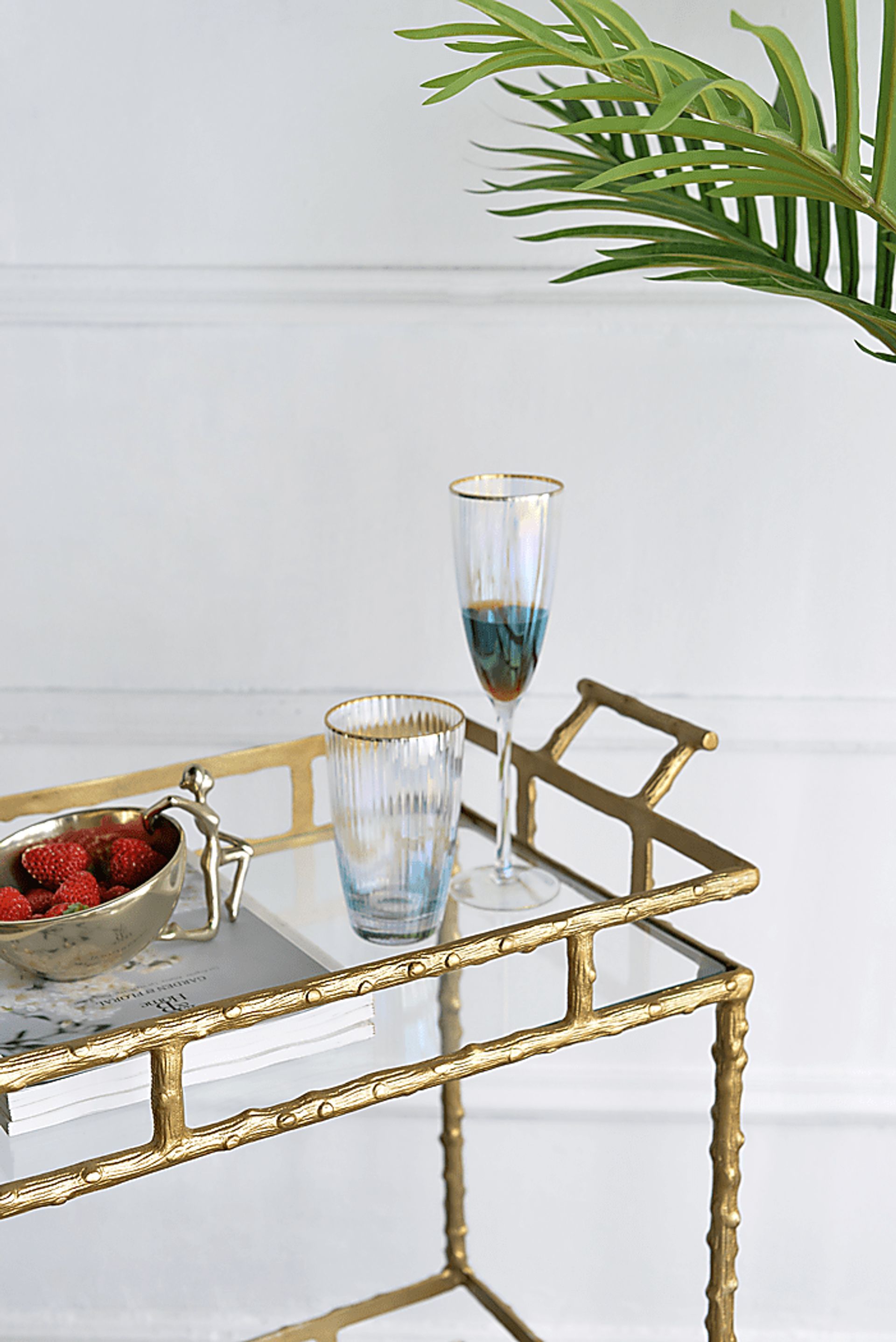 Belihar Brass Bar Cart - Image 8