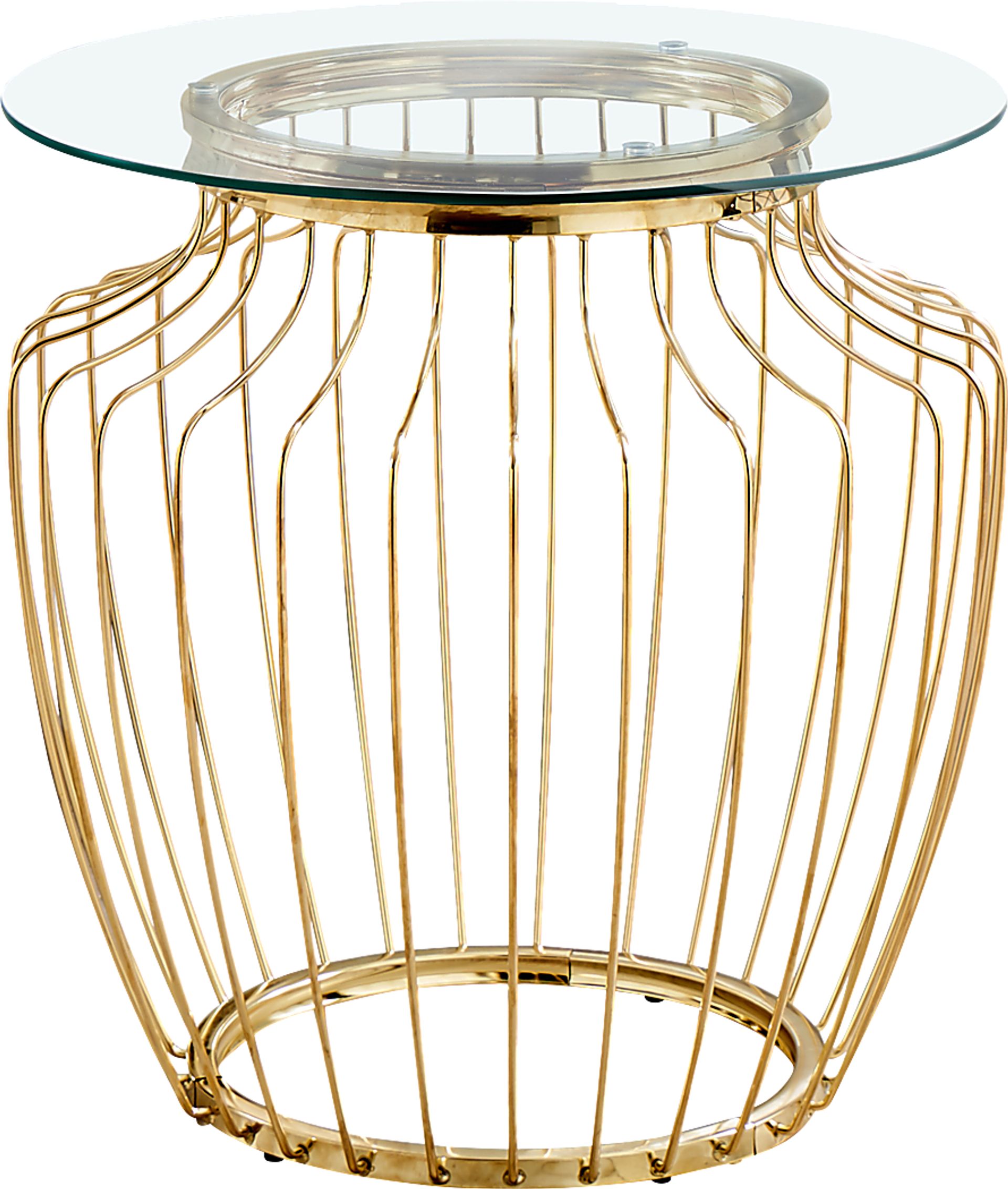 Belihar Gold Accent Table - Image 1