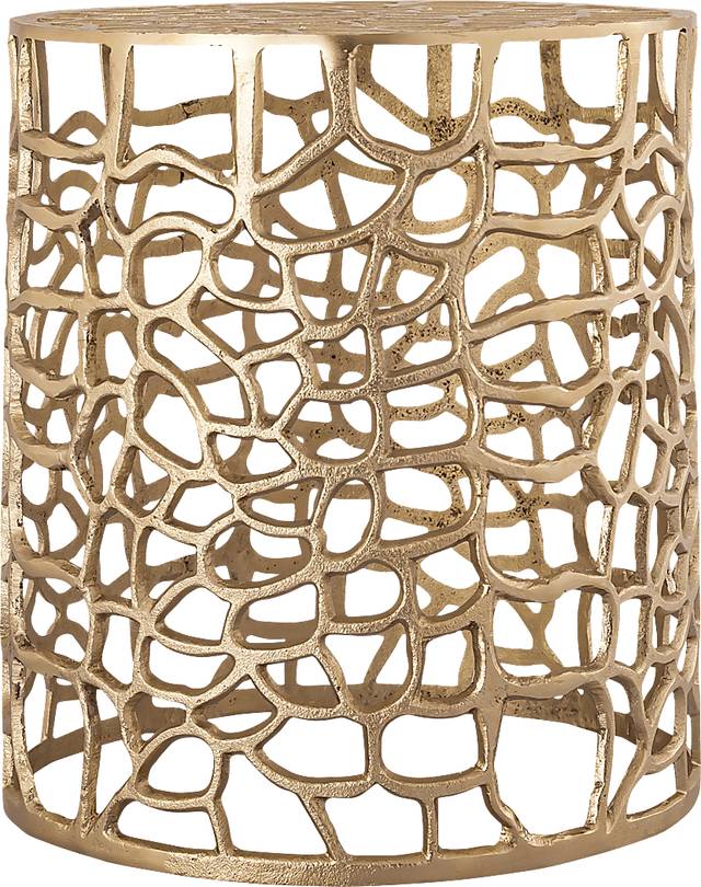 Belina Ann Gold Accent Table - Thumbnail - Image 2