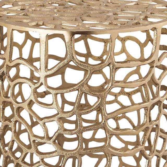 Belina Ann Gold Accent Table - Thumbnail - Image 4