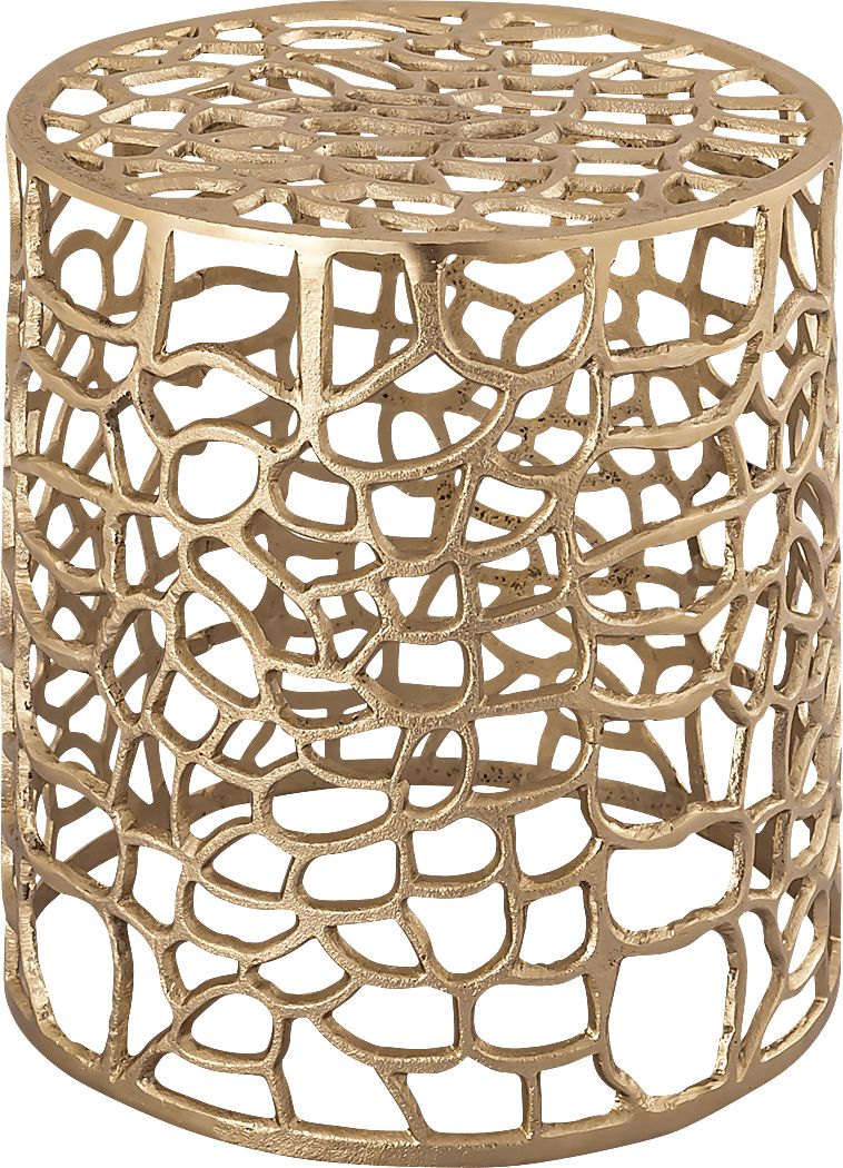 Belina Ann Gold Accent Table