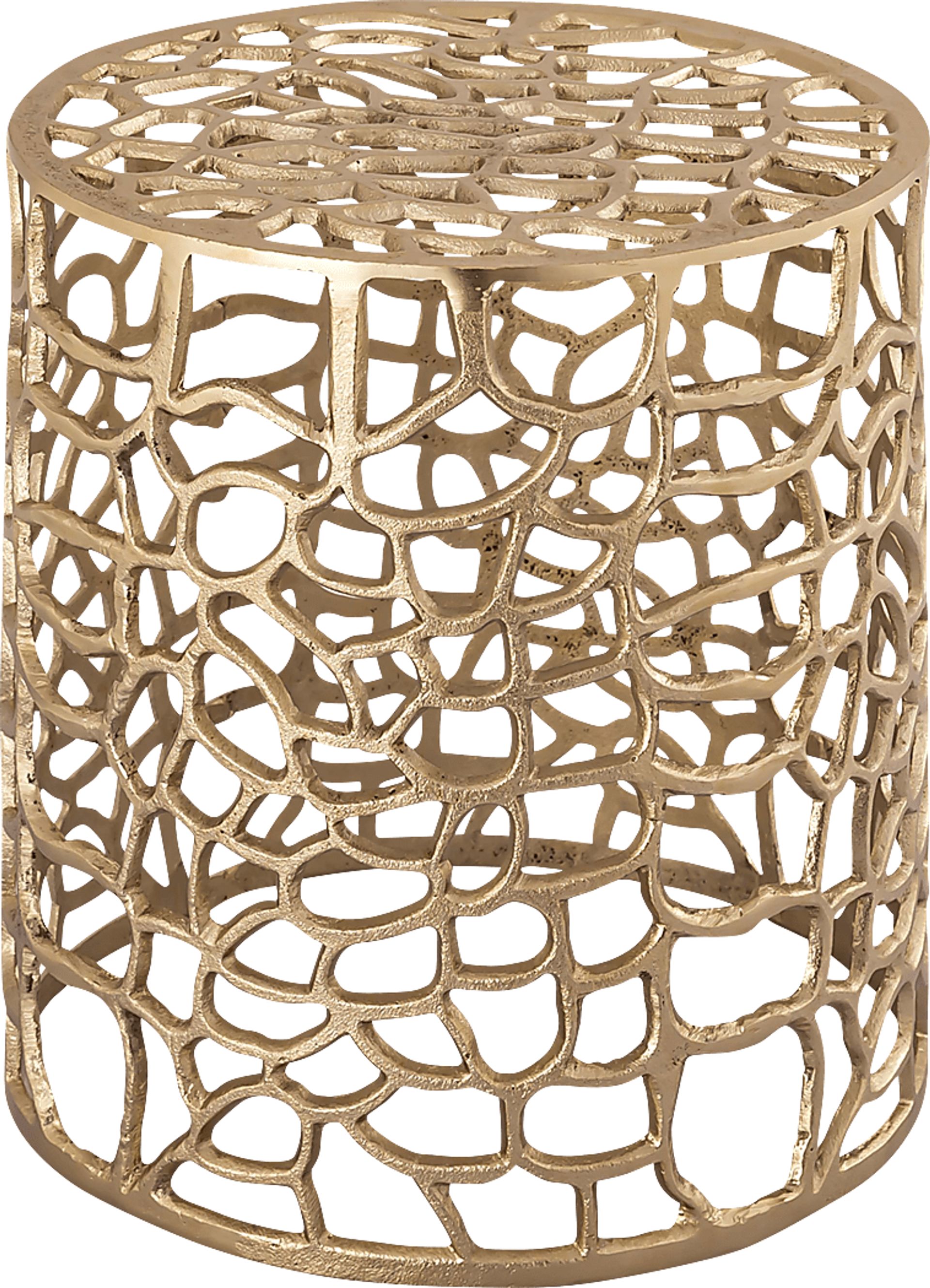 Belina Ann Gold Accent Table - Image 1