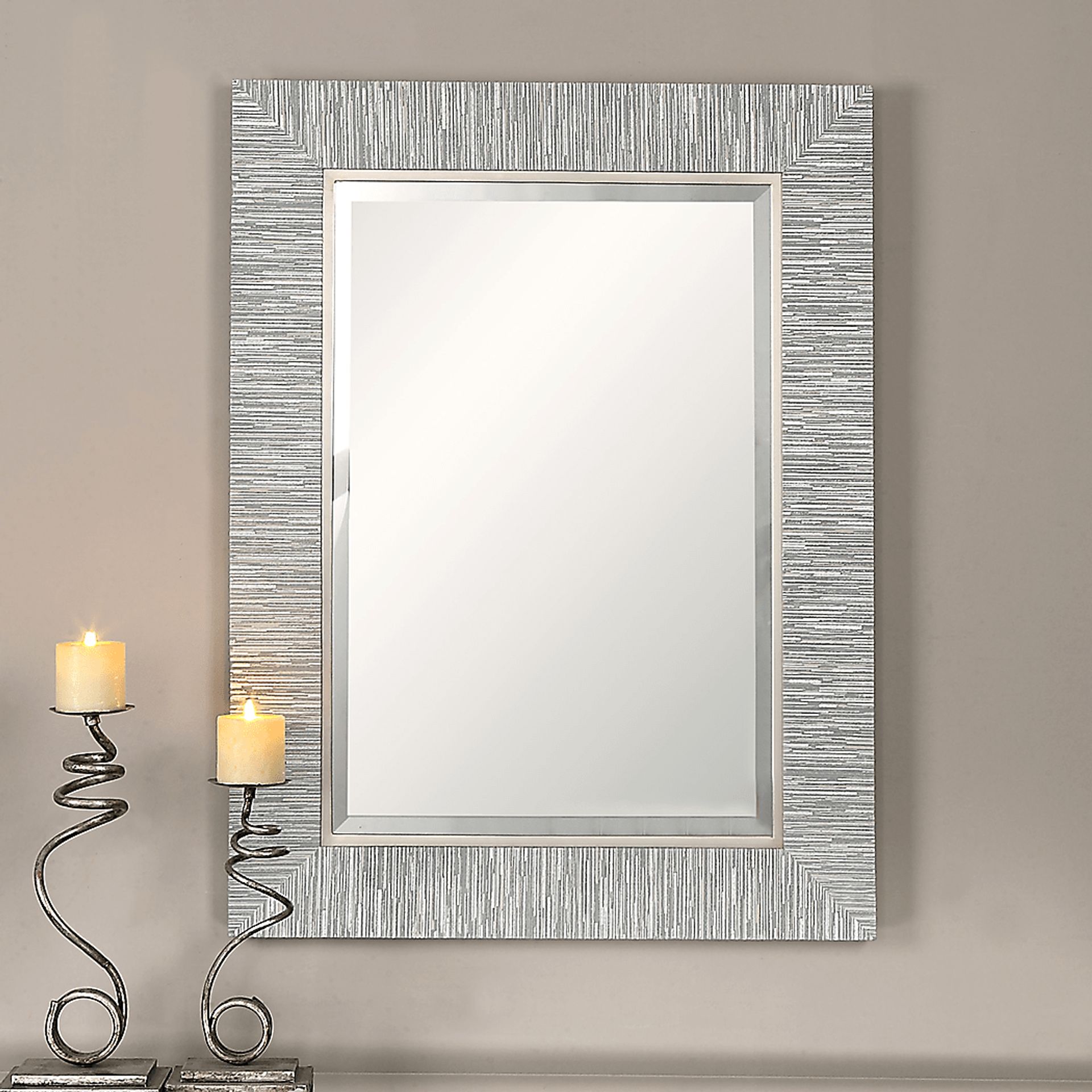 Belinah Silver Mirror - Image 2
