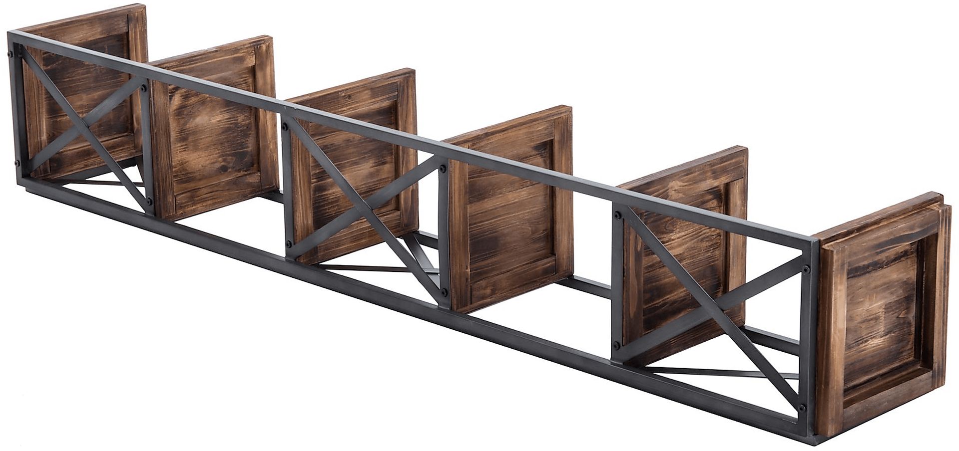 Belinan Brown Corner Bookshelf - Image 3