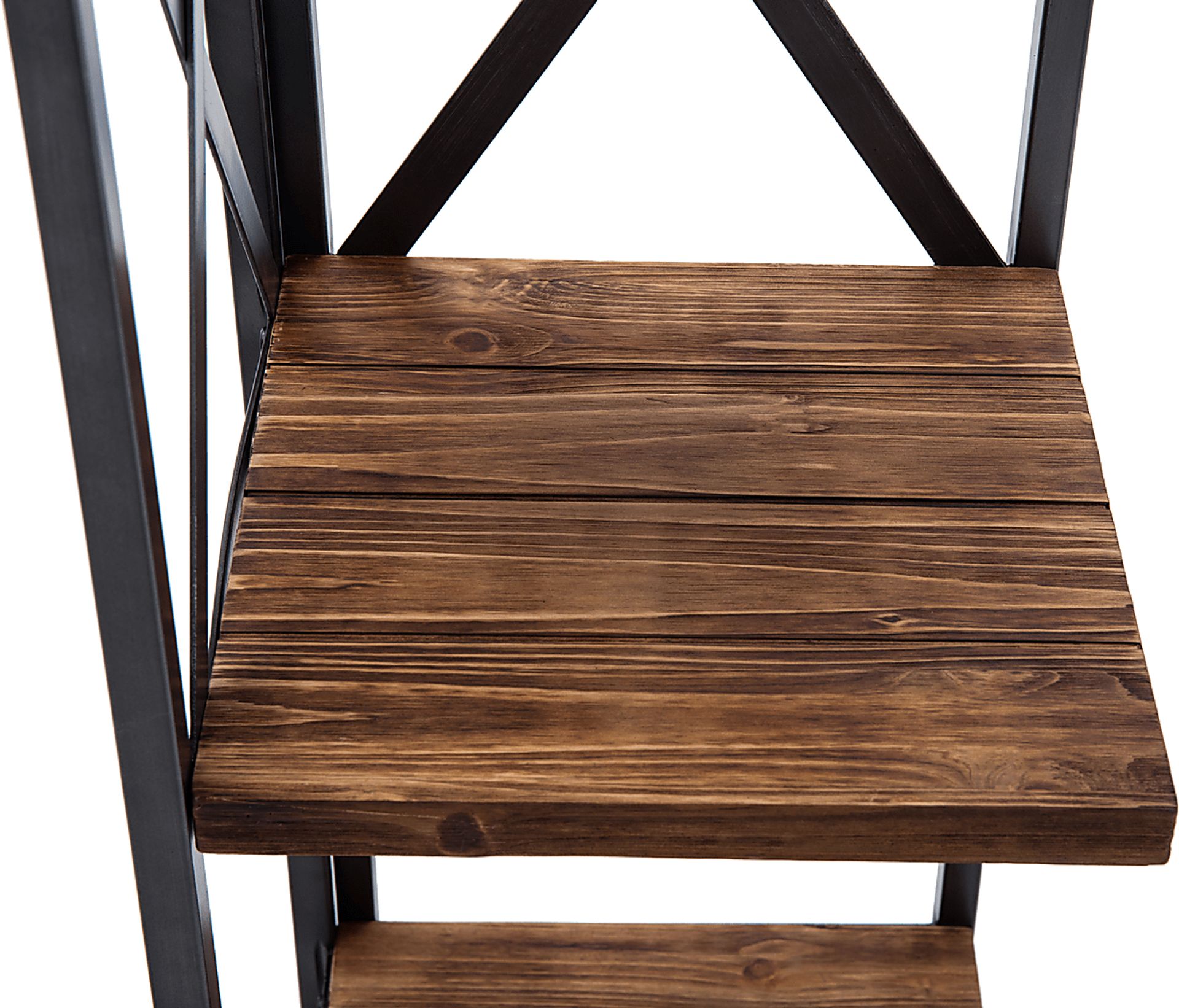 Belinan Brown Corner Bookshelf - Image 6