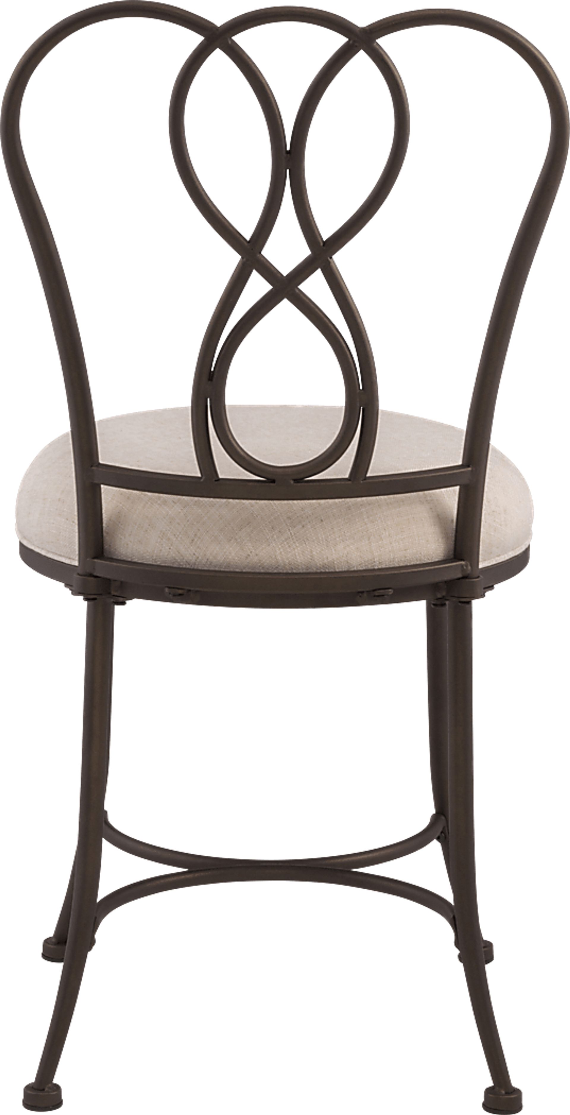Belinda Cream Vanity Stool - Image 2