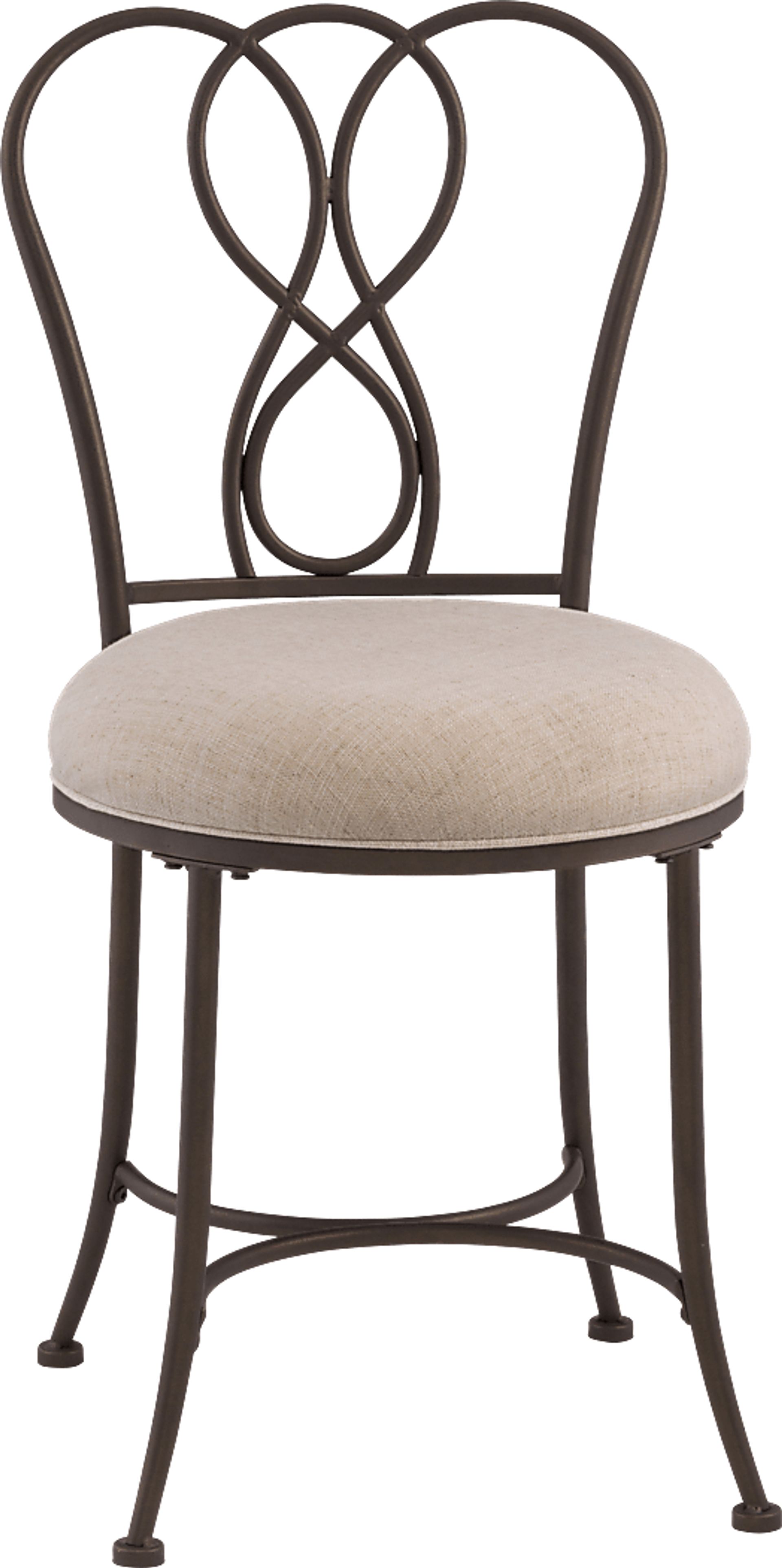 Belinda Cream Vanity Stool - Image 1