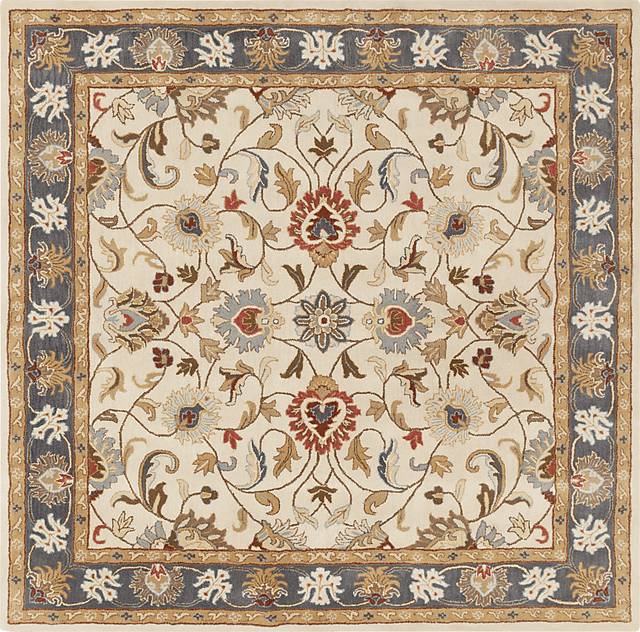 Belinera Beige 4' Square Rug - Thumbnail - Image 1