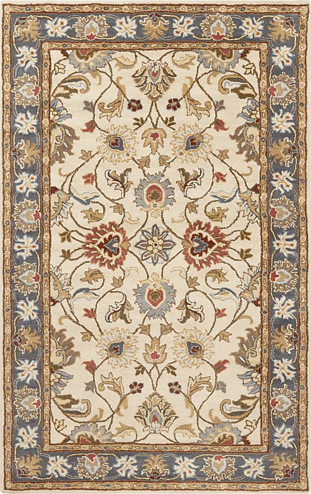 Belinera Beige 4' x 6' Rug - Thumbnail - Image 1