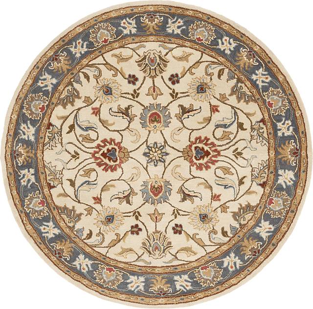 Belinera Beige 6' Round Rug - Thumbnail - Image 1