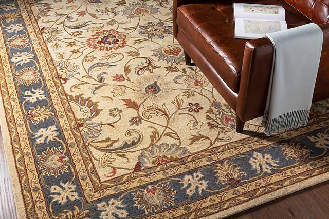Belinera Beige 7'6 x 9'6 Rug - Thumbnail - Image 3