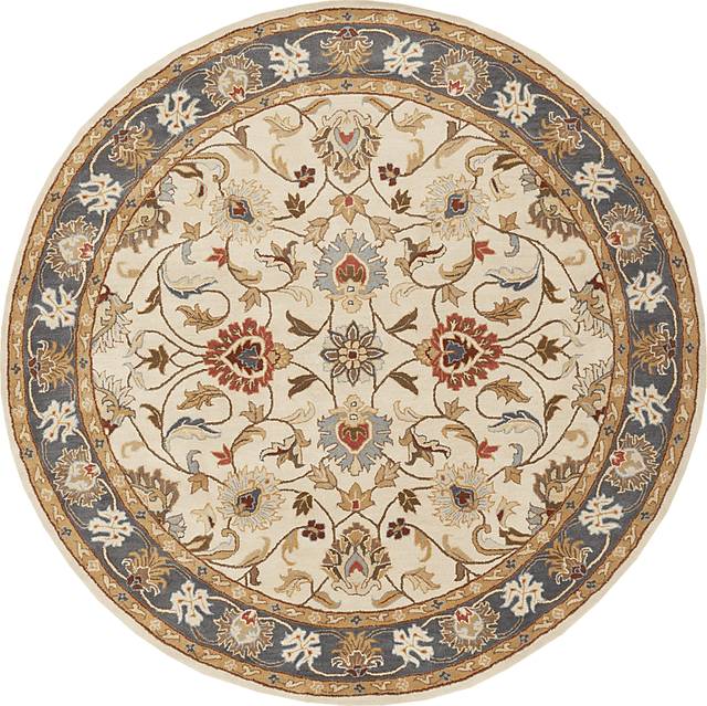 Belinera Beige 8' Round Rug - Thumbnail - Image 1