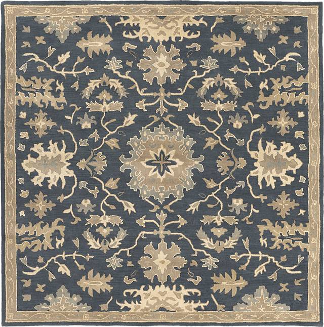 Belinera IV Navy 4' Square Rug - Thumbnail - Image 1