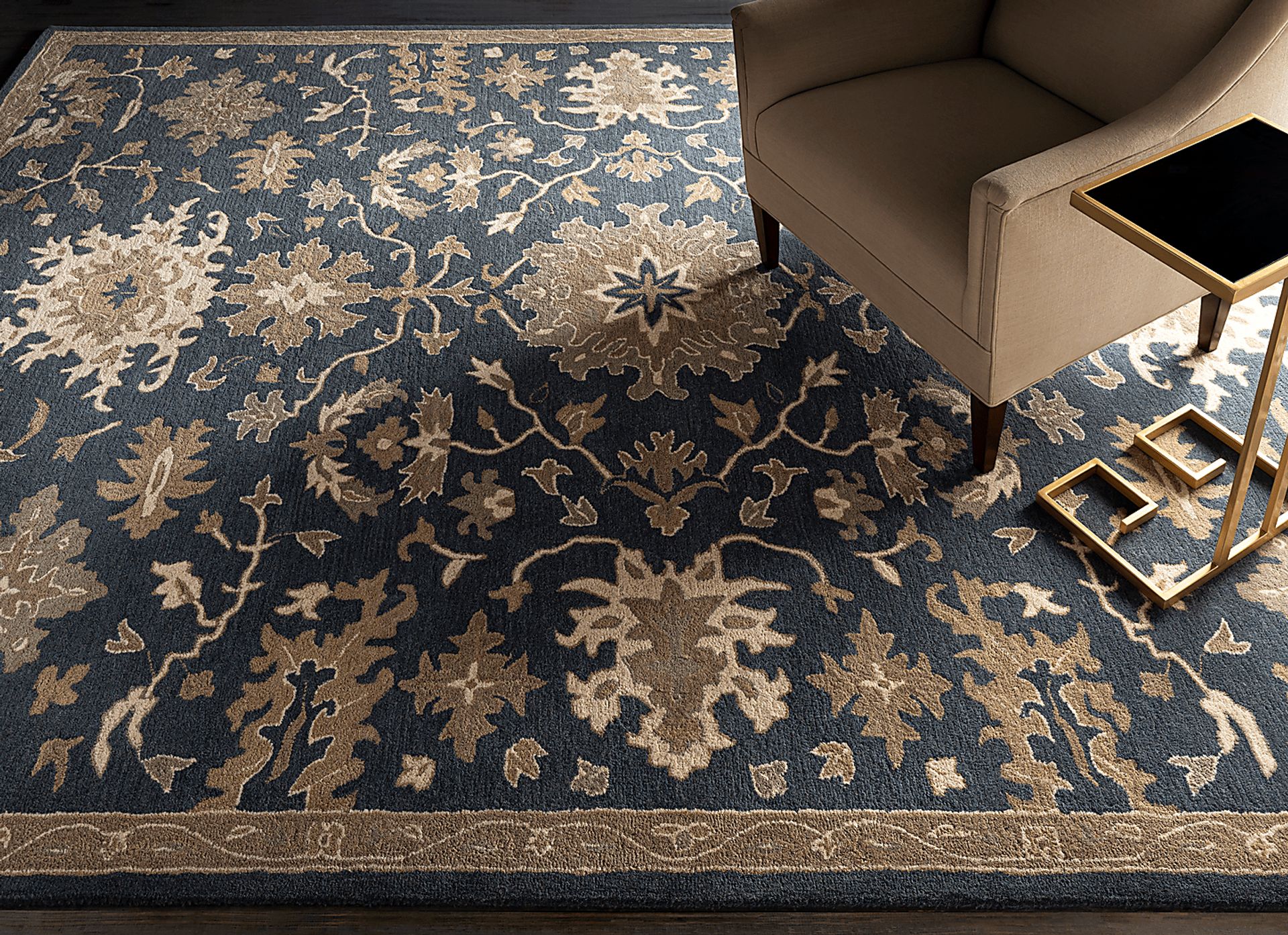 Belinera IV Navy 4' x 6' Rug - Image 4