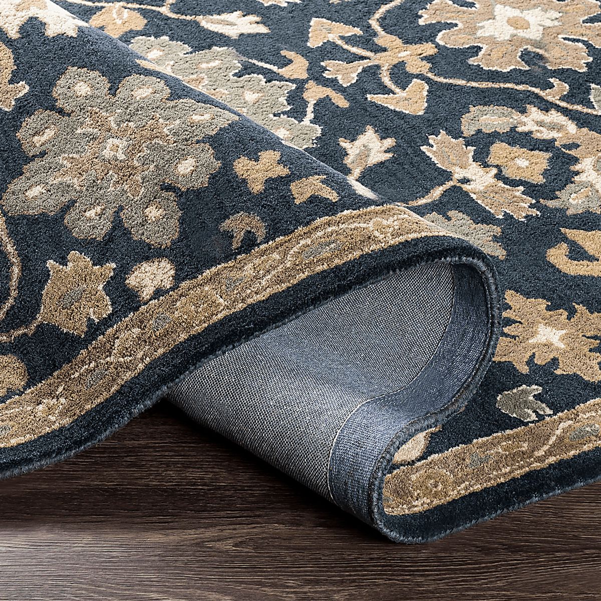 Belinera IV Navy Blue Rug | Rooms to Go