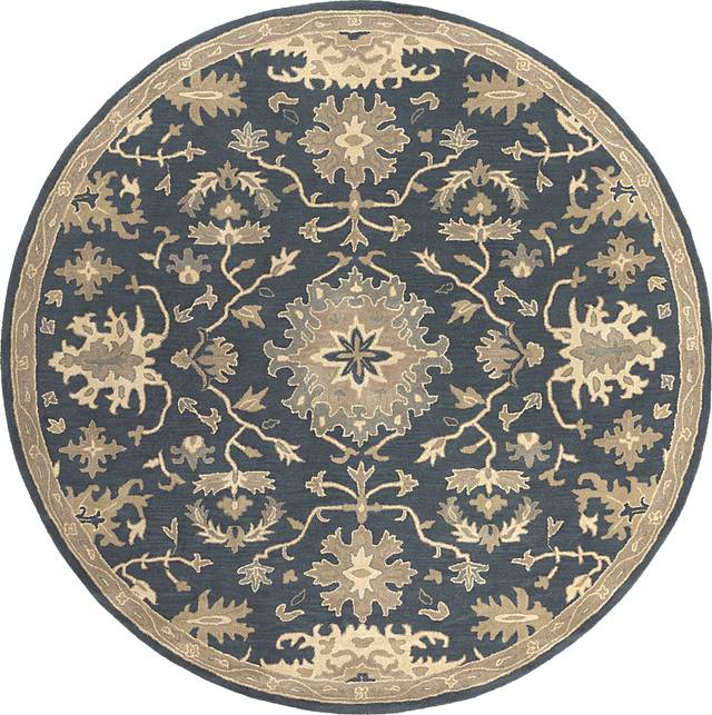Belinera IV Navy 6' Round Rug - Thumbnail - Image 1