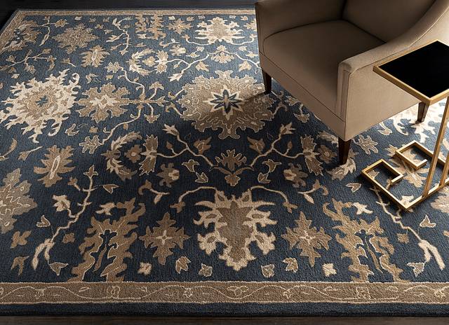 Belinera IV Navy 8' x 11' Rug - Thumbnail - Image 4