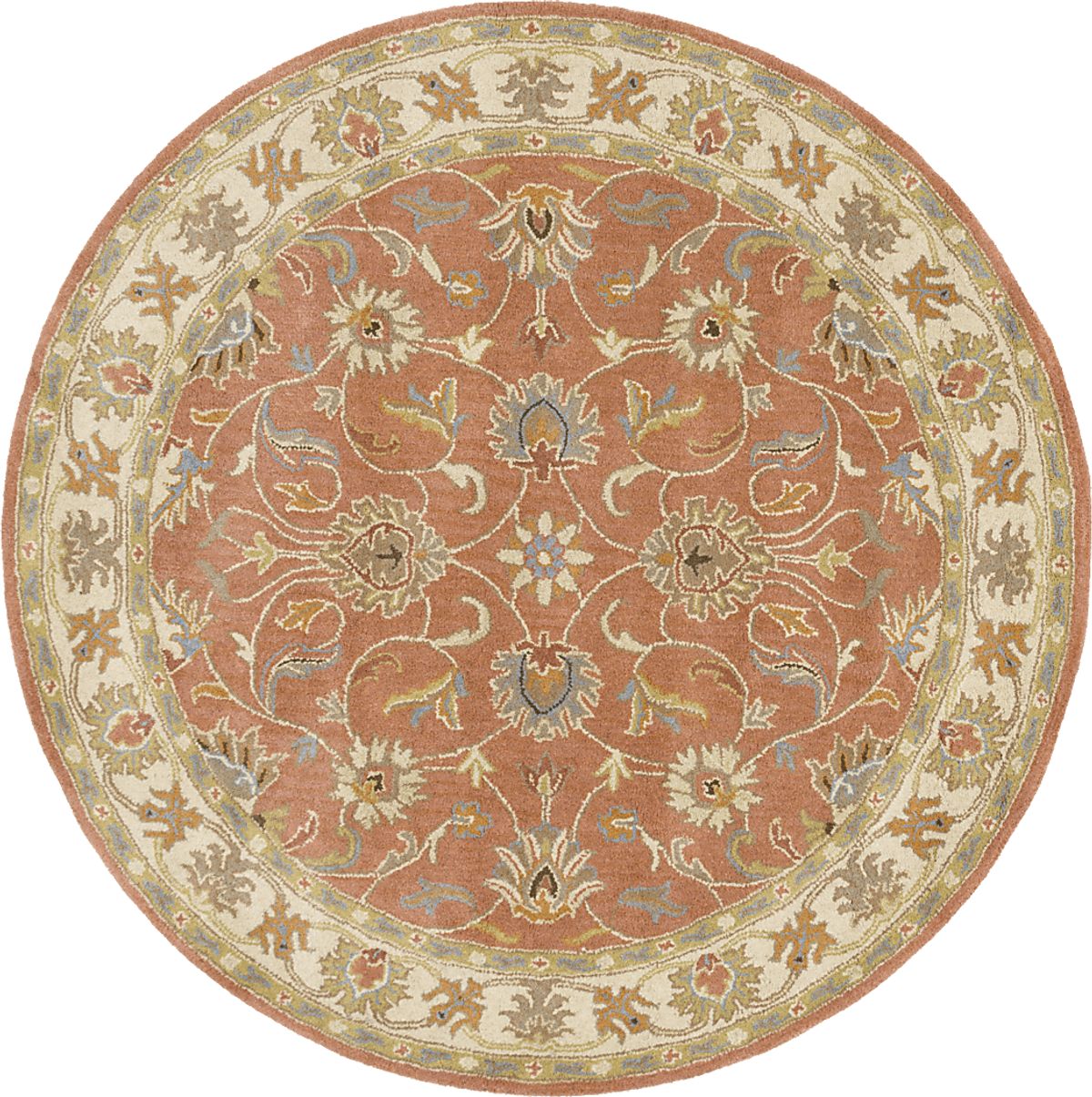 Belinera Orange Orange,Red Rug | Rooms to Go