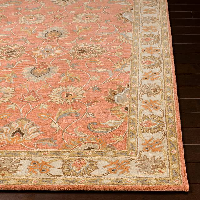 Belinera Orange 4' Square Rug - Thumbnail - Image 3
