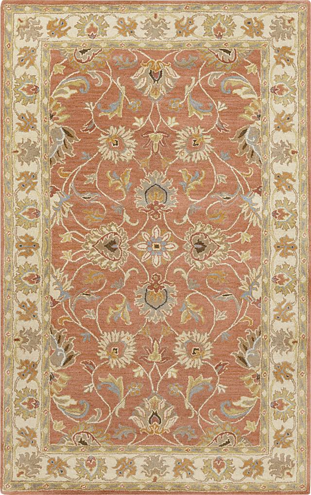 Belinera Orange 4' x 6' Rug - Thumbnail - Image 1