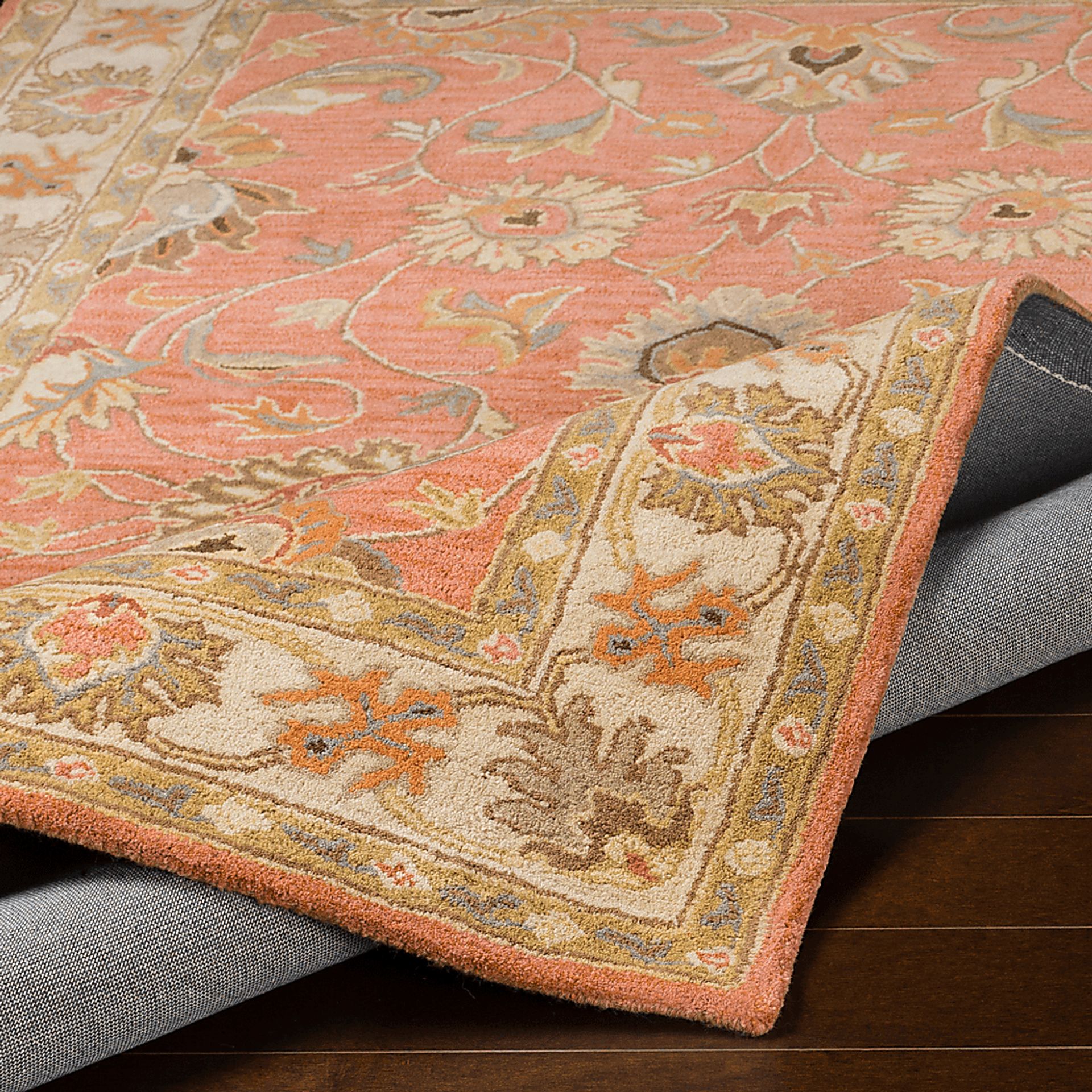 Belinera Orange 6' x 9' Rug - Image 4