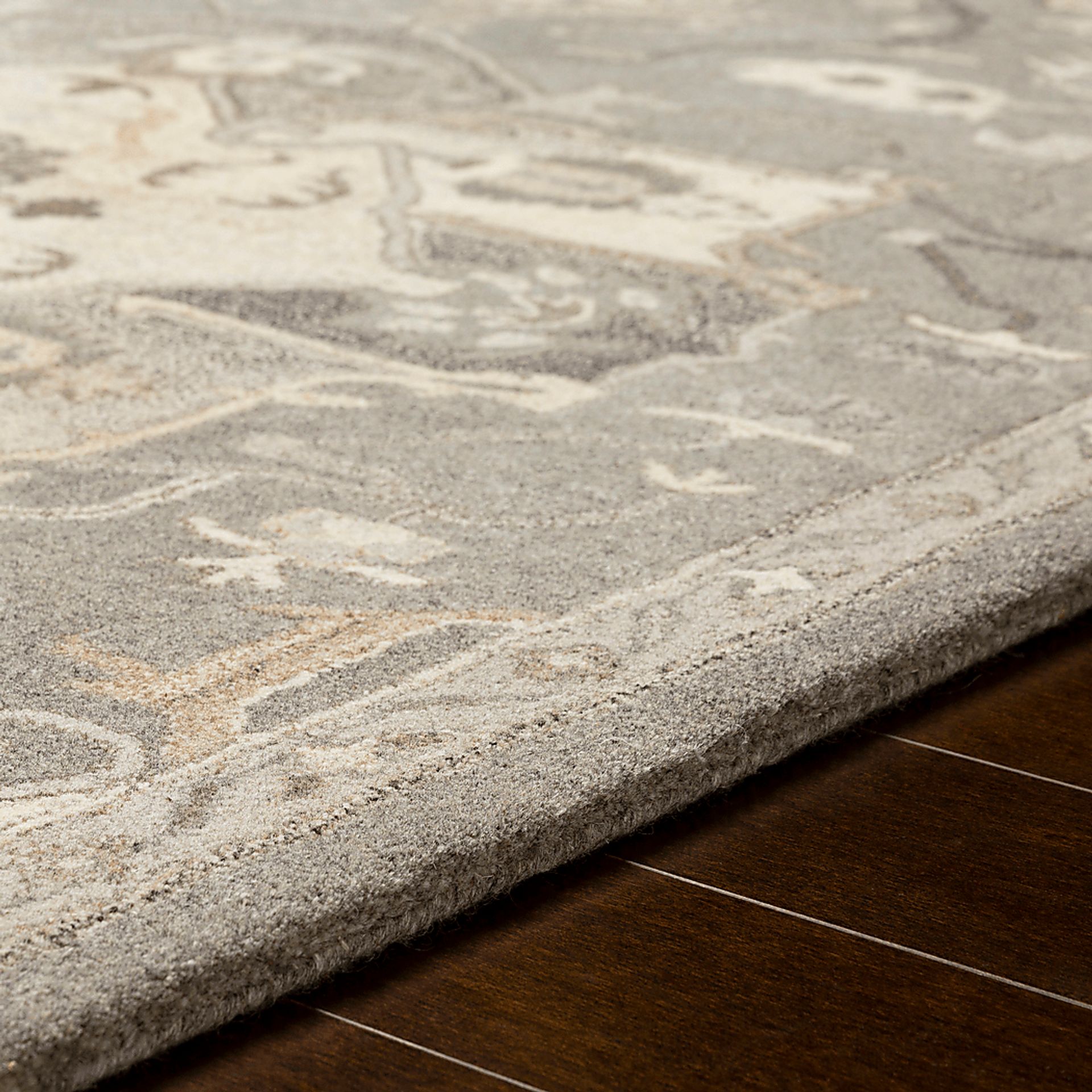 Belinera V Beige 6' Square Rug - Image 6