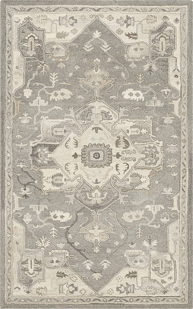 Belinera V Beige 6' x 9' Rug - Thumbnail - Image 1