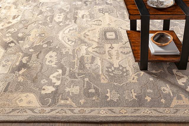 Belinera V Beige 7'6 x 9'6 Rug - Thumbnail - Image 4