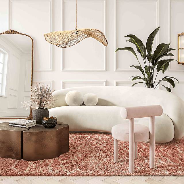 Belingham Blush Accent Chair - Thumbnail - Image 5