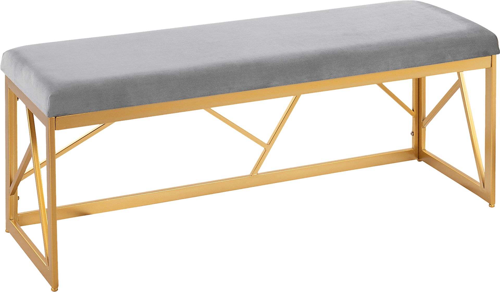 Belino I Gray Accent Bench - Image 1