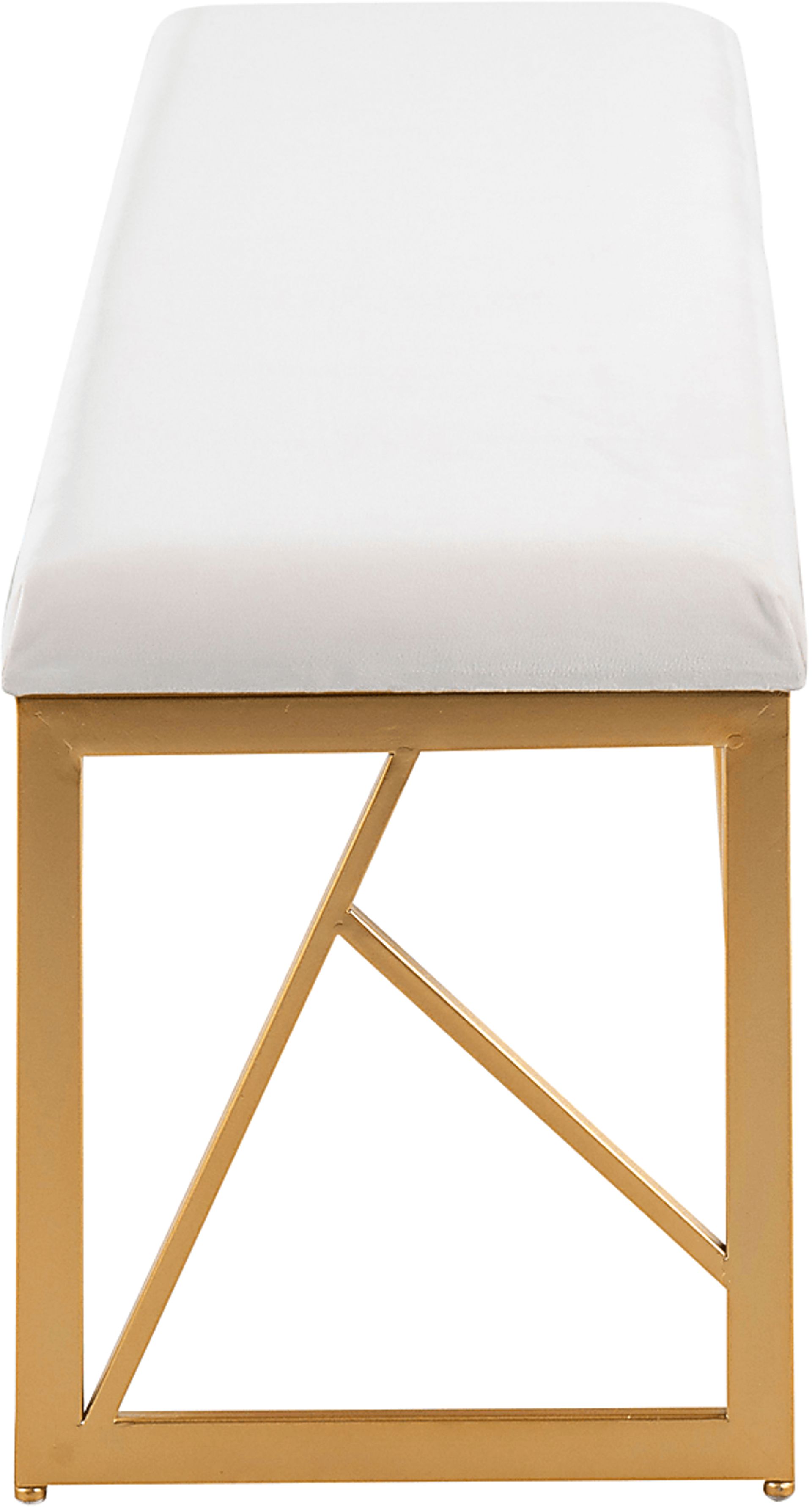 Belino I White Accent Bench - Image 7