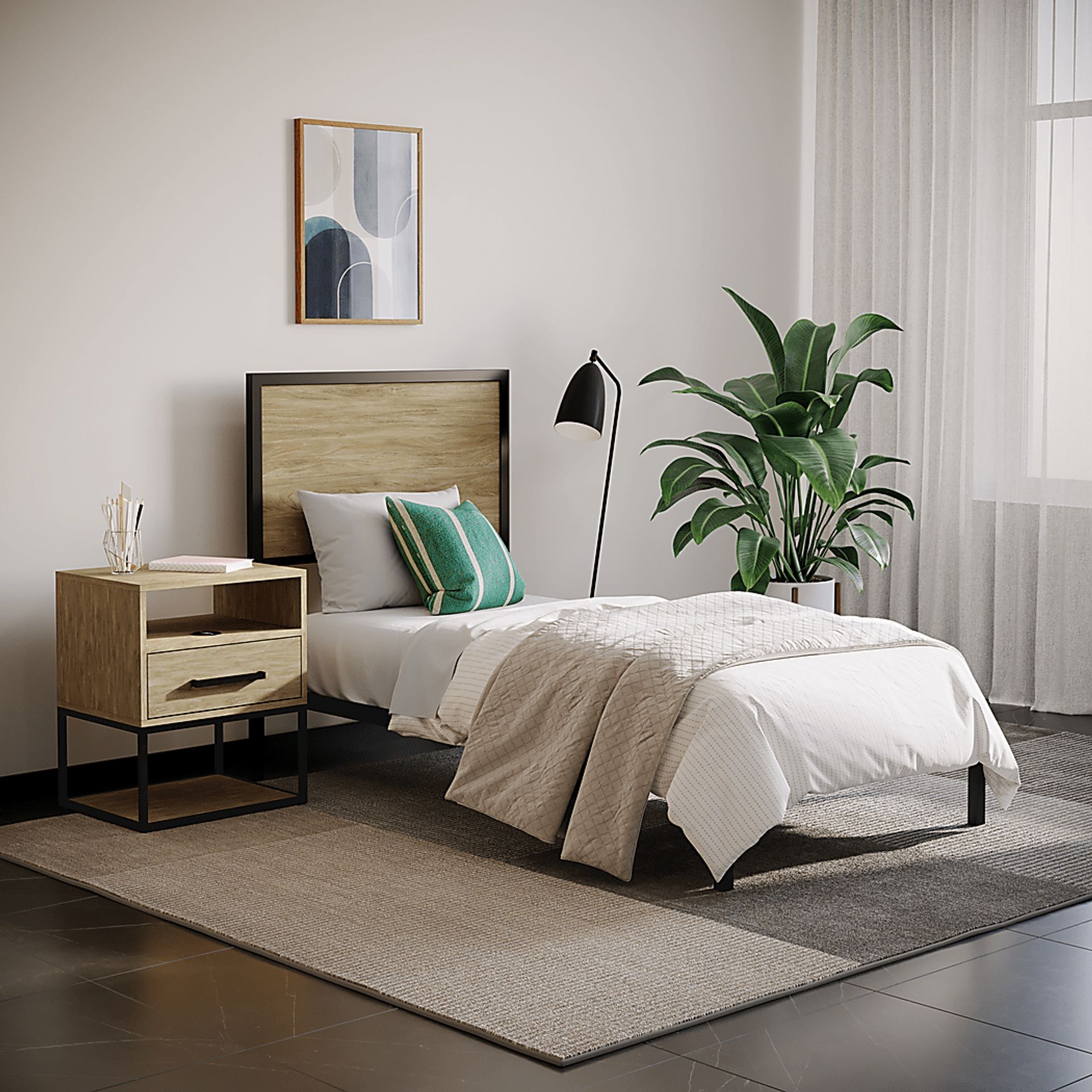 Belison Brown Twin Bed - Image 8