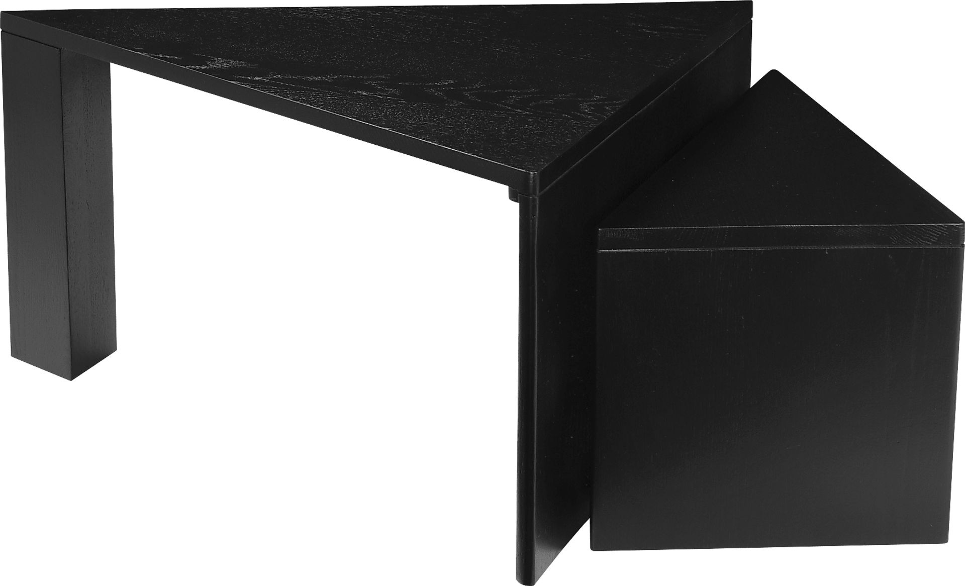 Belita Black Nesting Coffee Table Set - Image 2