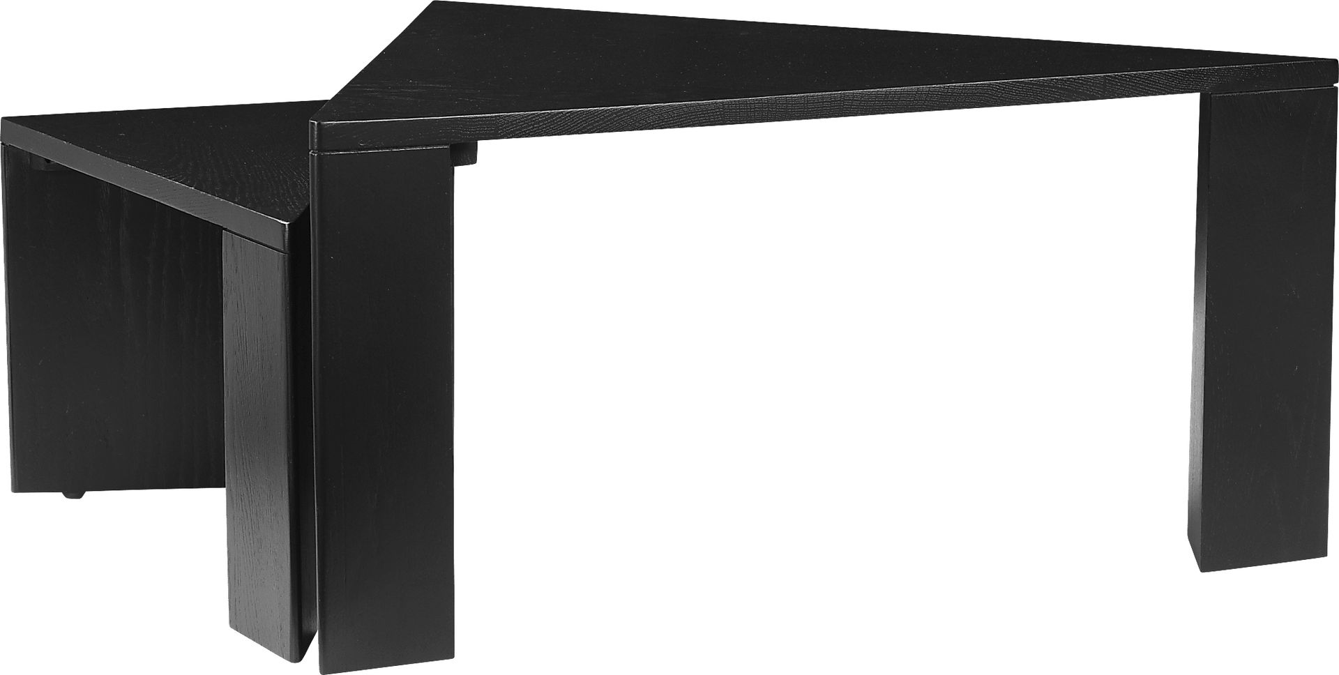 Belita Black Nesting Coffee Table Set - Image 3