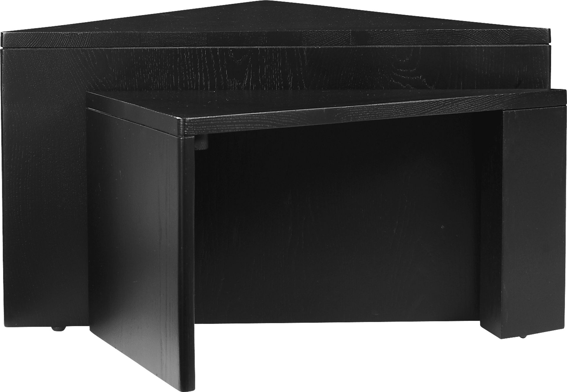 Belita Black Nesting Coffee Table Set - Image 4