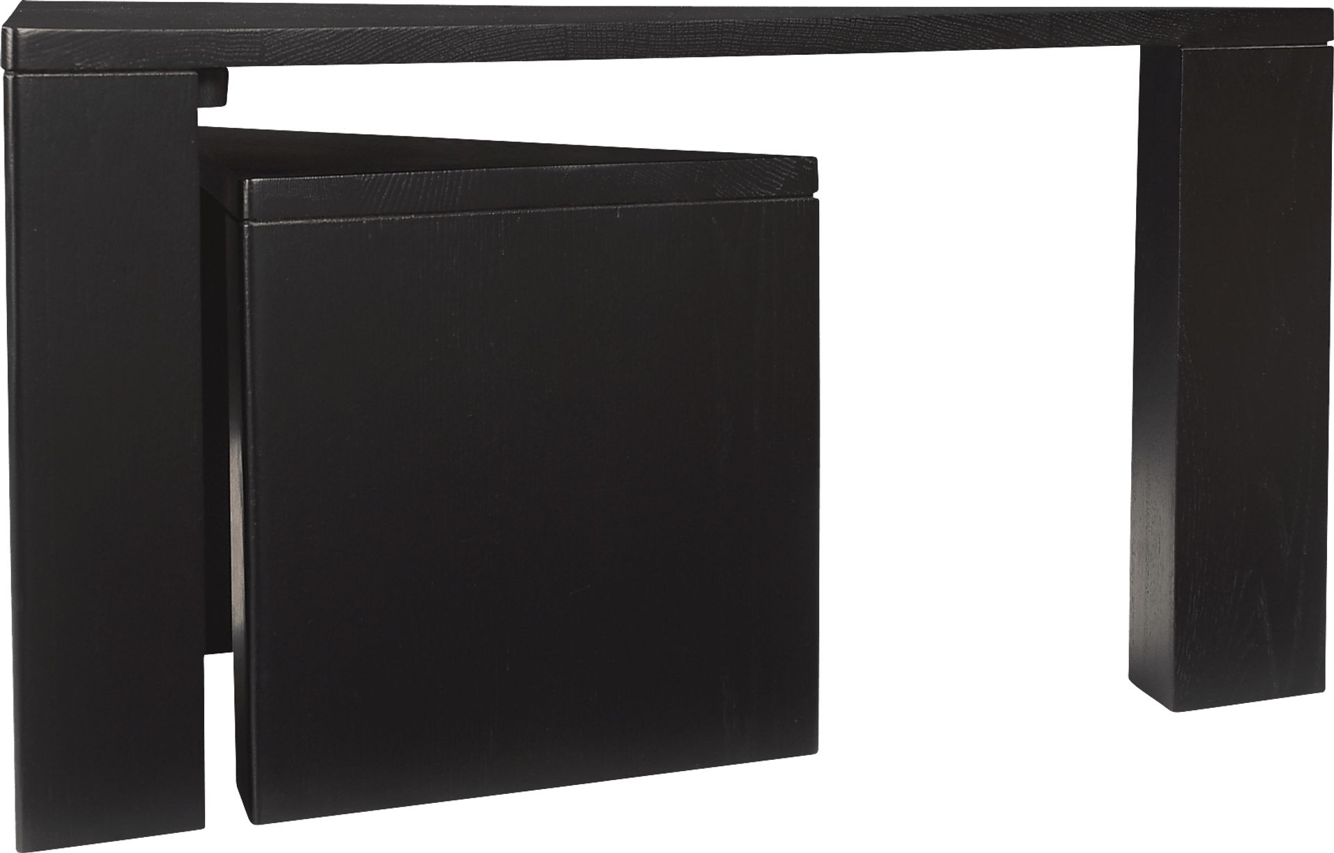 Belita Black Nesting Coffee Table Set - Image 5