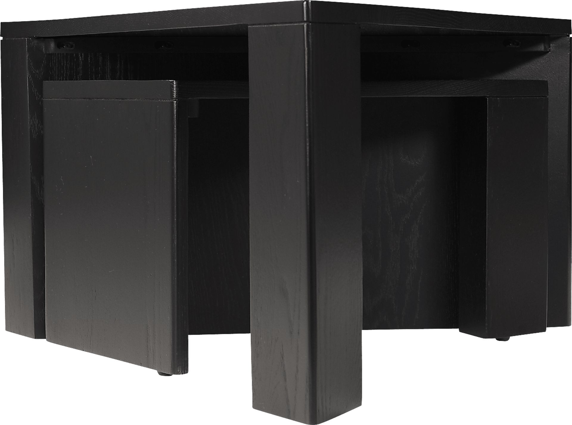 Belita Black Nesting Coffee Table Set - Image 6