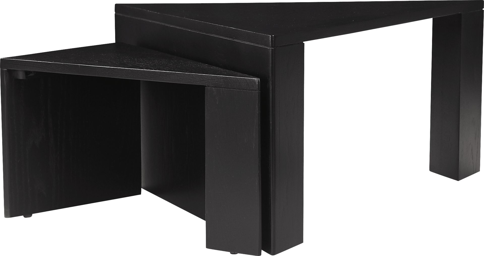 Belita Black Nesting Coffee Table Set - Image 7