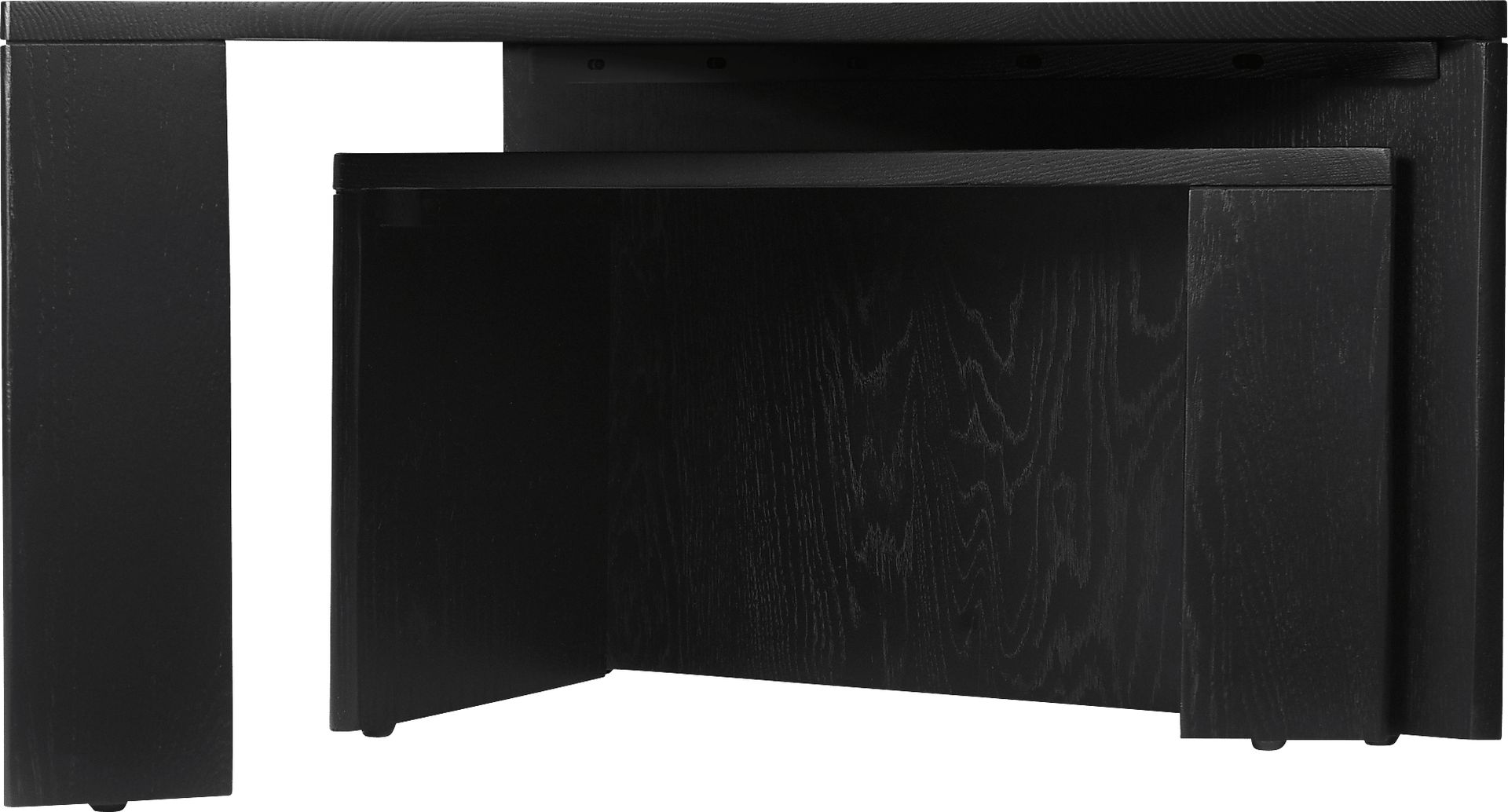 Belita Black Nesting Coffee Table Set - Image 1