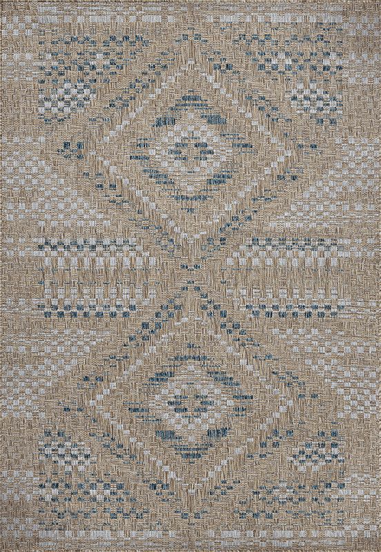 Bell Canyon Natural 5'3 x 7'6 Indoor/Outdoor Rug