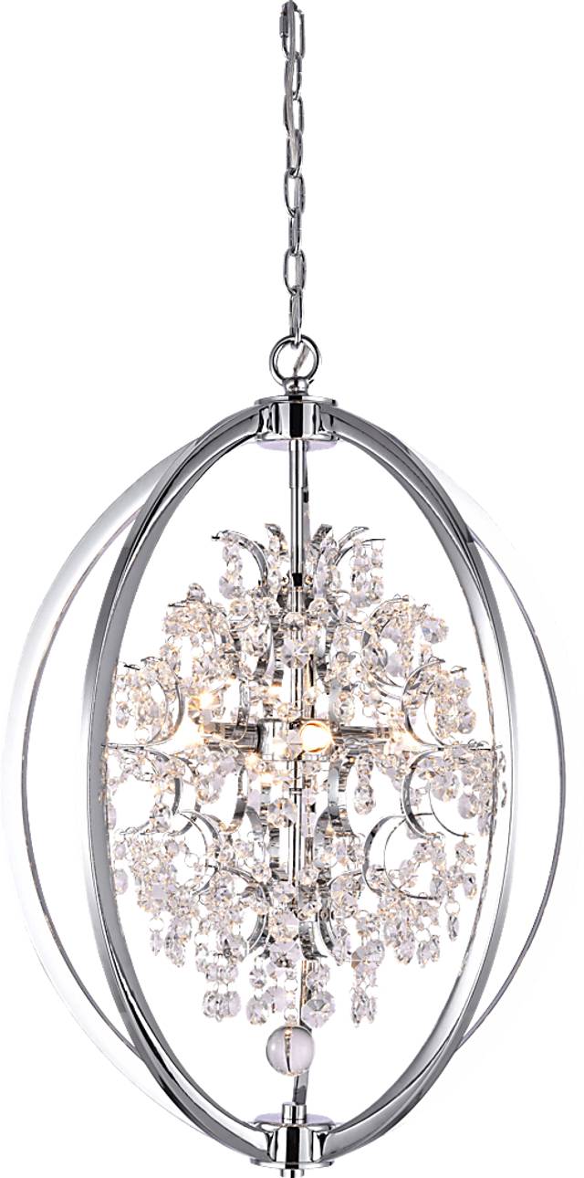 Bella Grove Way Clear Chandelier - Thumbnail - Image 1