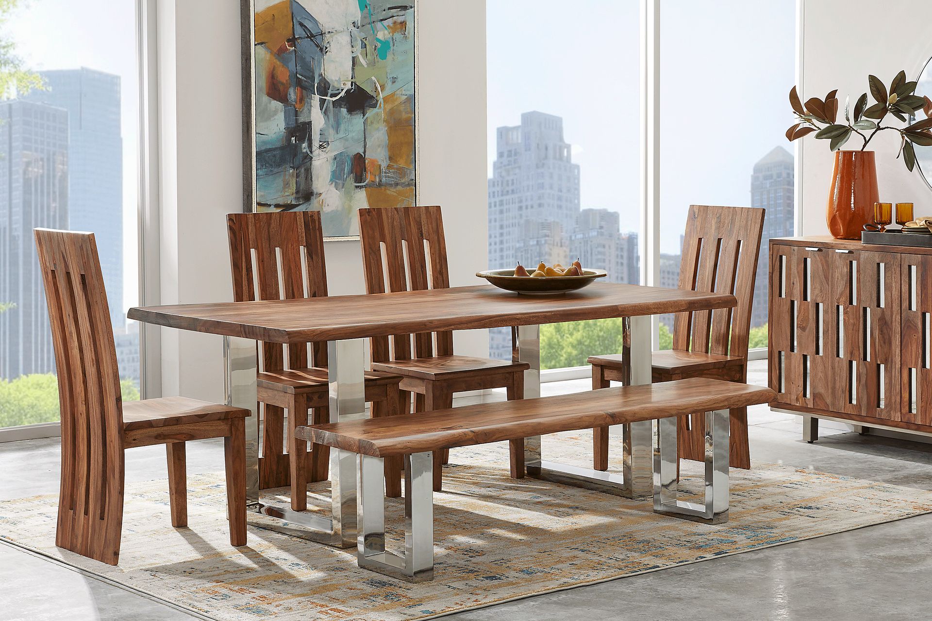 Bellac Point Nutmeg 6 Pc Dining Room - Image 1