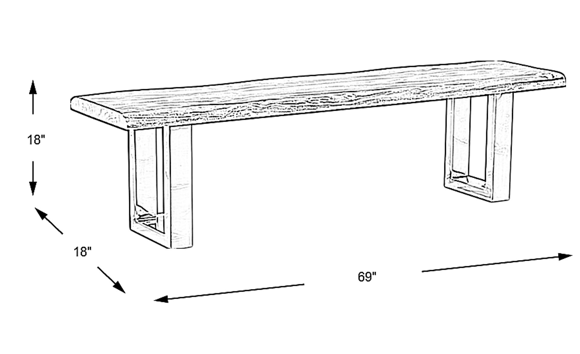 Dimension Image. Please refer to the Dimension Tab on this page for dimension details.