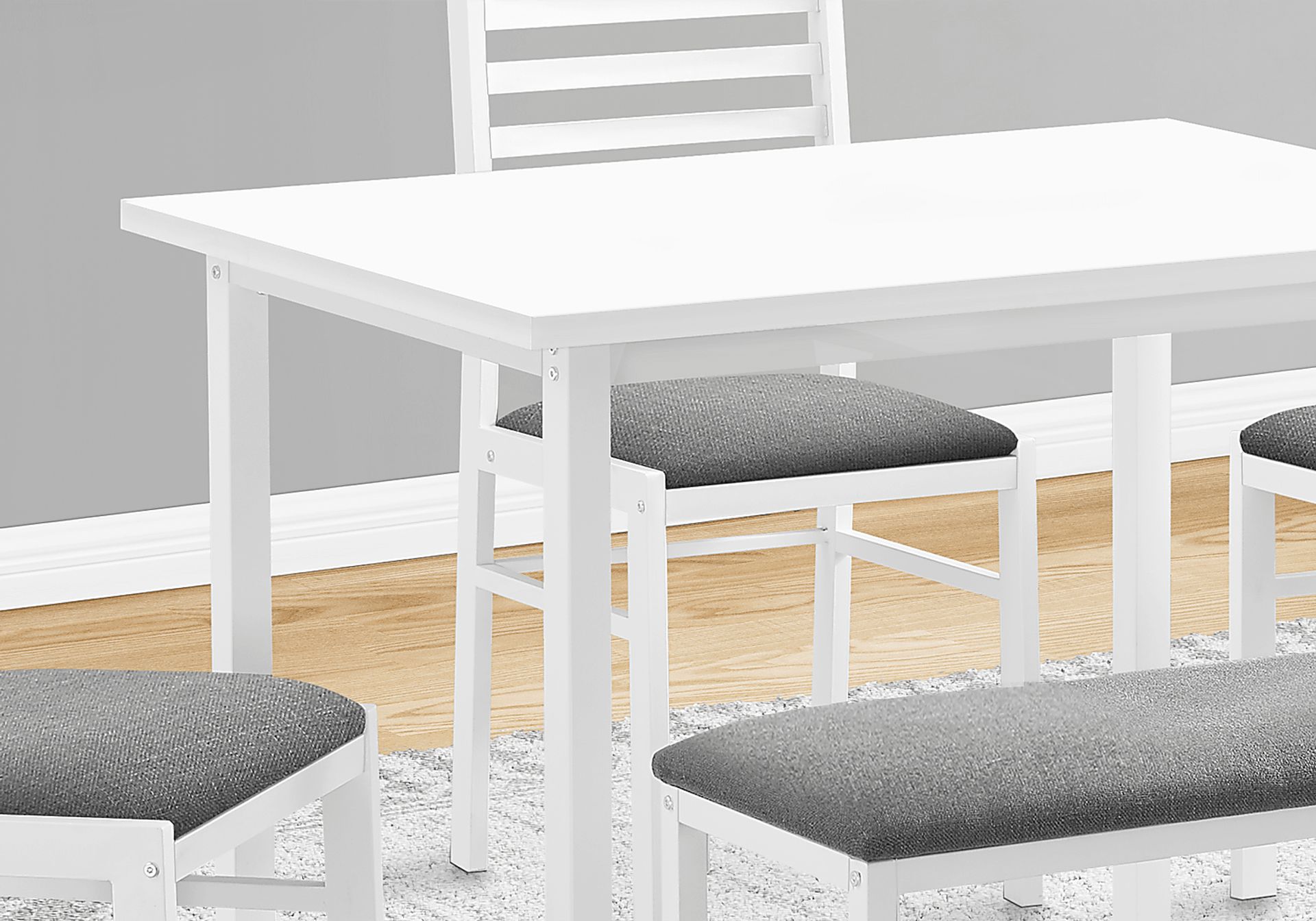 Belladona White Dining Table Set - Image 3