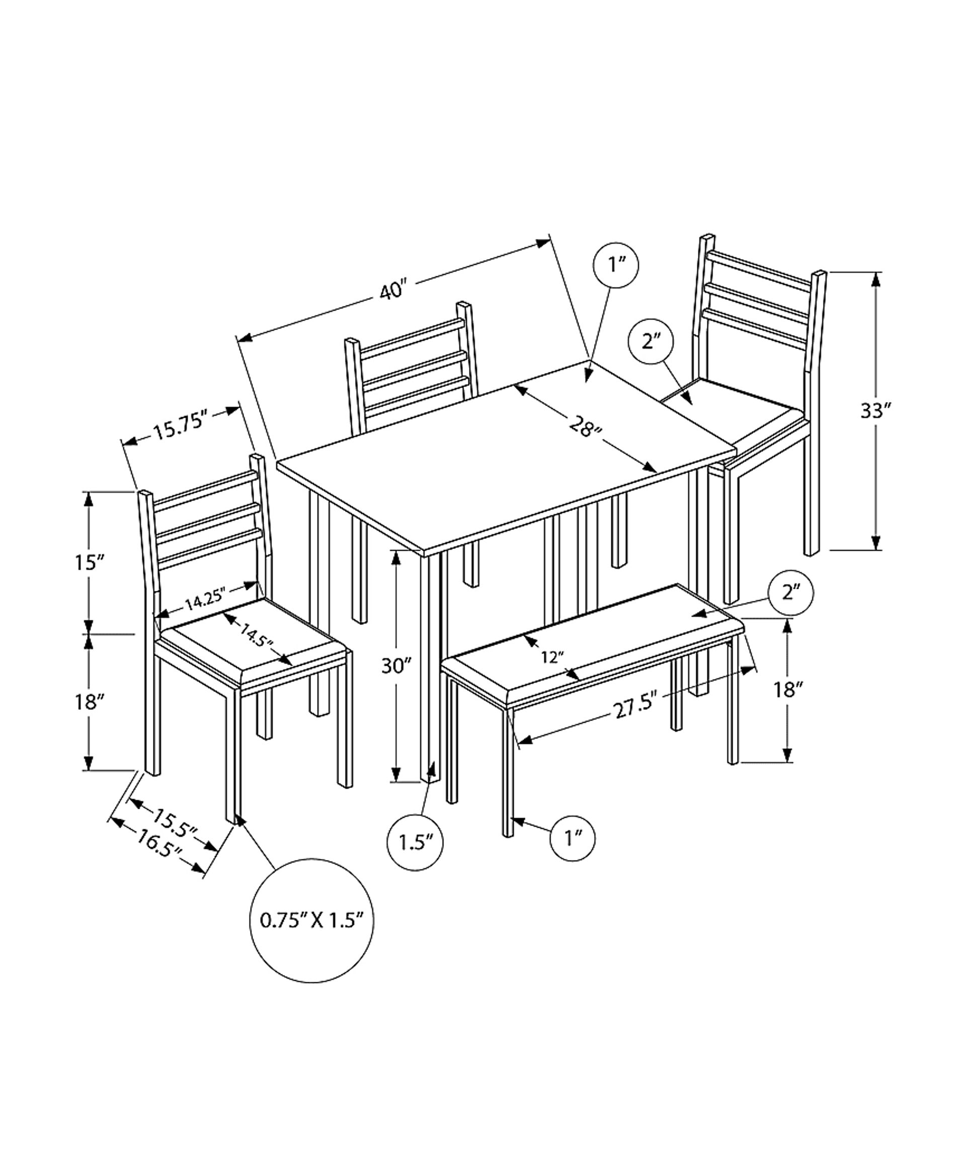 Belladona White Dining Table Set - Image 4
