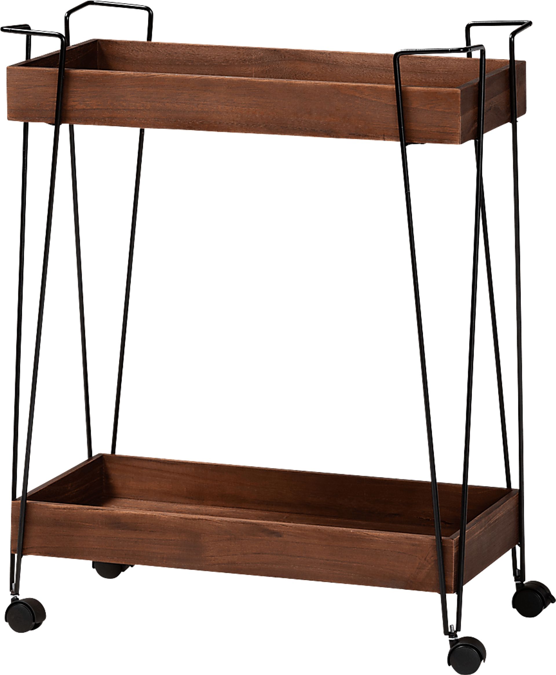 Bellafonte Brown Bar Cart - Image 1